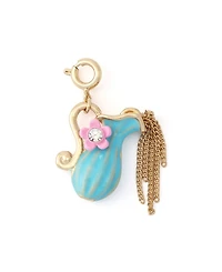 Betsey Johnson Faux-Stone Aquarius Celestial Pendant Necklace Charm Zodiac Set