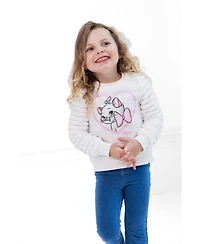 The Aristocats Minnie Mouse Marie Girls' (5-12) Faux Fur Sweatshirt