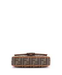 Pre-Owned Fendi Medium Baguette Nm Bag Zucca Embroidered Canvas