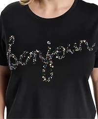 Karl Lagerfeld Paris Plus Short-Sleeve T-Shirt