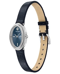 Tory Burch Women's Oval Blue Leather Watch 22mm