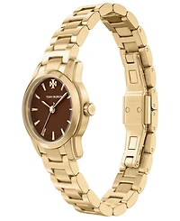Tory Burch Women's Small Miller Gold-Tone Stainless Steel Watch 28mm