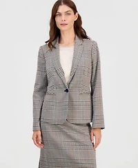 Tahari Asl Single Button Blazer Pencil Skirt