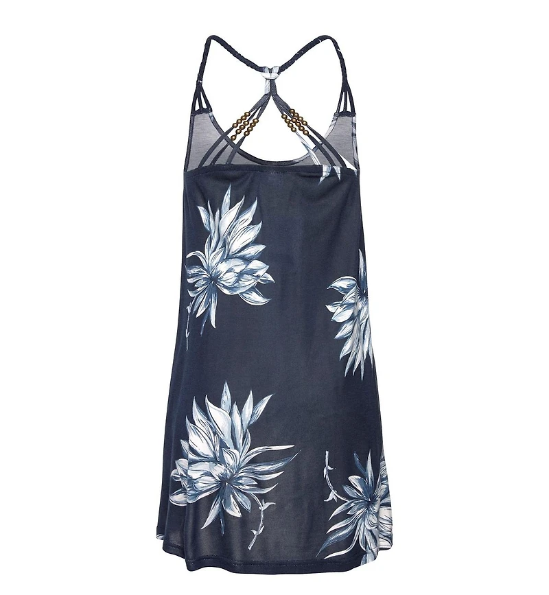 Lascana Women's Beaded Strap Print Dress