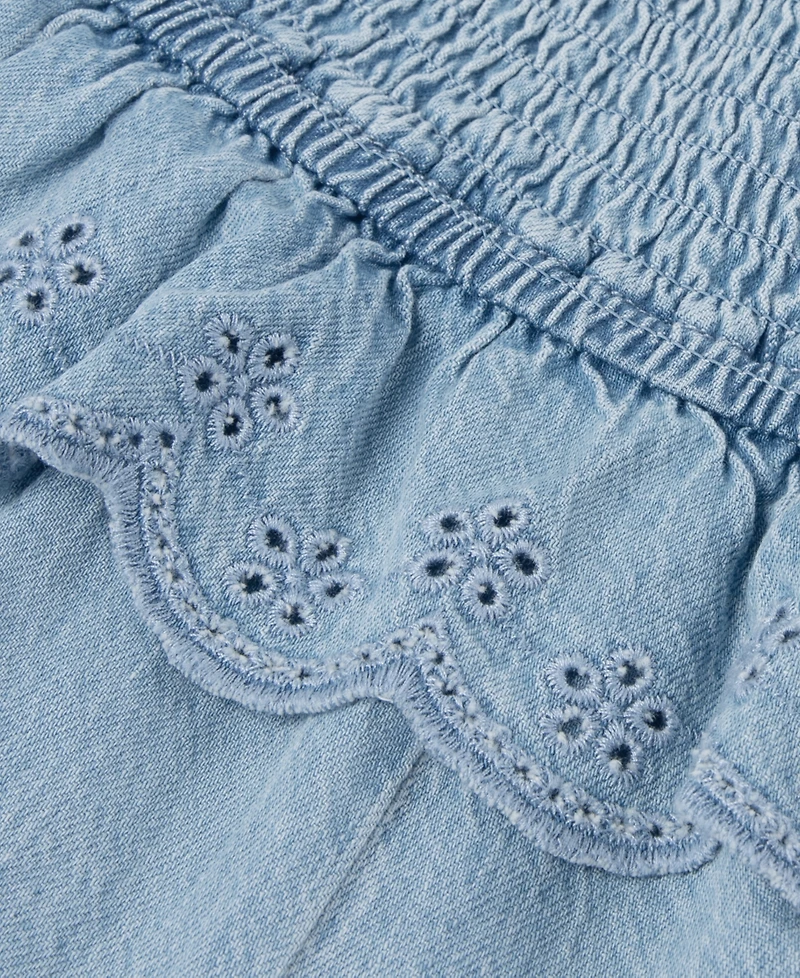 abercrombie kids Girls' 5-16 Sleeveless Denim Jumper
