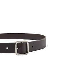 Mango Men's Metal Fastening Leather Belt