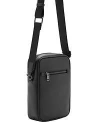 Mango Men's Zipper Leather Bag