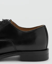 Mango Men's Oxford Style Leather Shoes