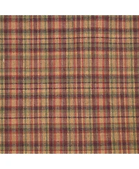 Rlf Home Barn Plaid Regal Window Valance 100% Cotton Lined Rod Pocket