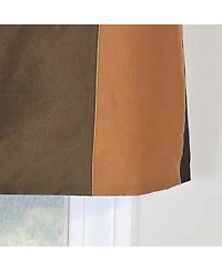 Rlf Home Pascal Stripe Tailored Window Valance Cotton Lined Rod Pocket
