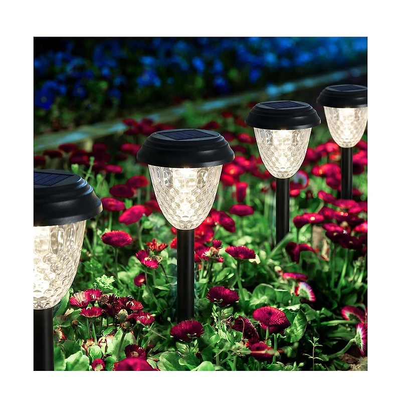 Cowin Led Solar Garden Lights, Waterproof Lights Outdoor Solar, Garden Decor for Yard, Patio, Landscape