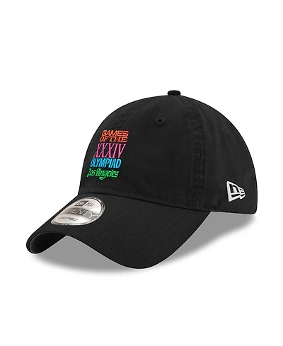 New Era Men's Black LA28 Superbloom Collection 9TWENTY Adjustable Hat