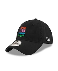 New Era Men's Black LA28 Superbloom Collection 9TWENTY Adjustable Hat