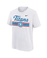 Nike Big Boys and Girls White Tennessee Titans Pass Rusher T-Shirt