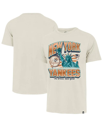 '47 Brand Men's Cream New York Yankees Regional Franklin T-Shirt