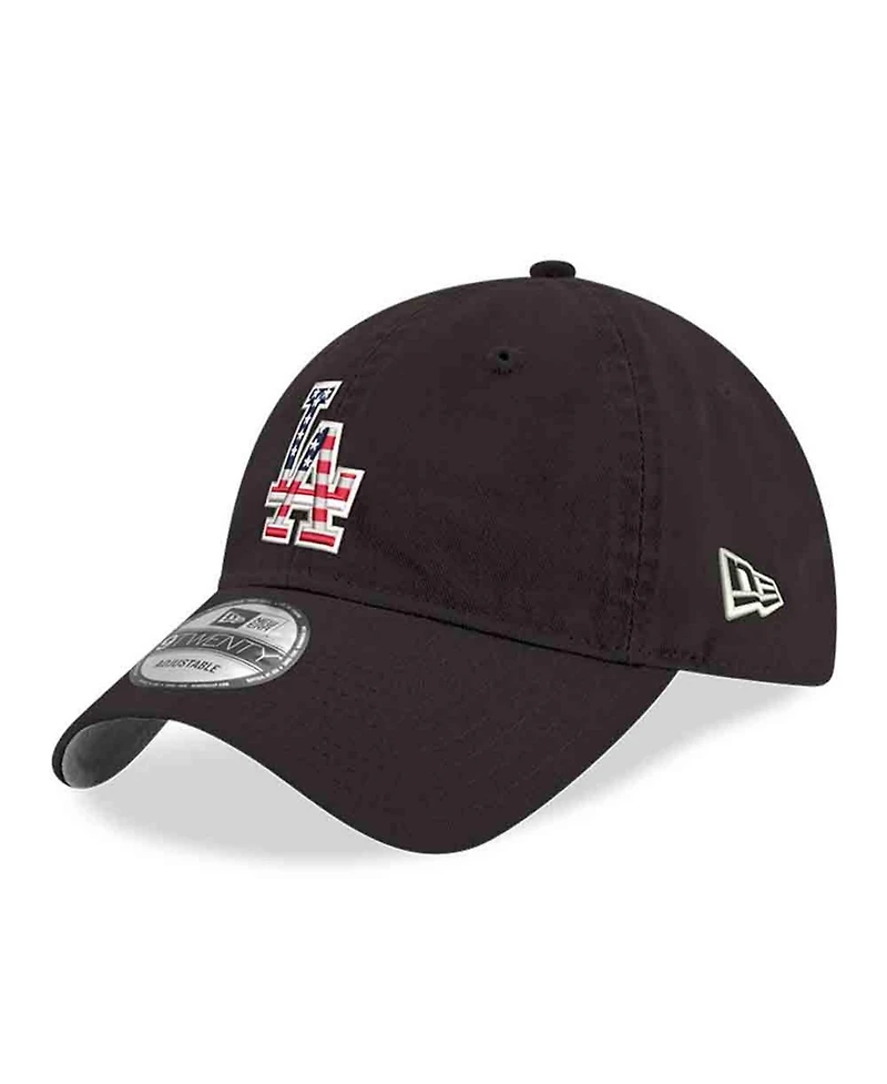 New Era Men's Black Los Angeles Dodgers America 250 9TWENTY Adjustable Hat