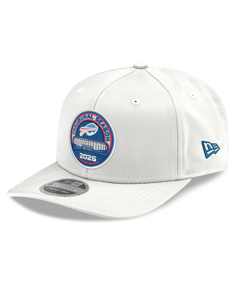 New Era Men's White Buffalo Bills Highmark Stadium Inaugural Season 9SEVENTY Adjustable Hat