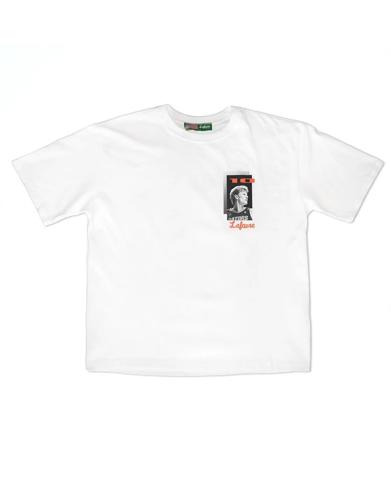 Lafavre Men's and Women's Thomas Haugh White Florida Gators Player T-Shirt