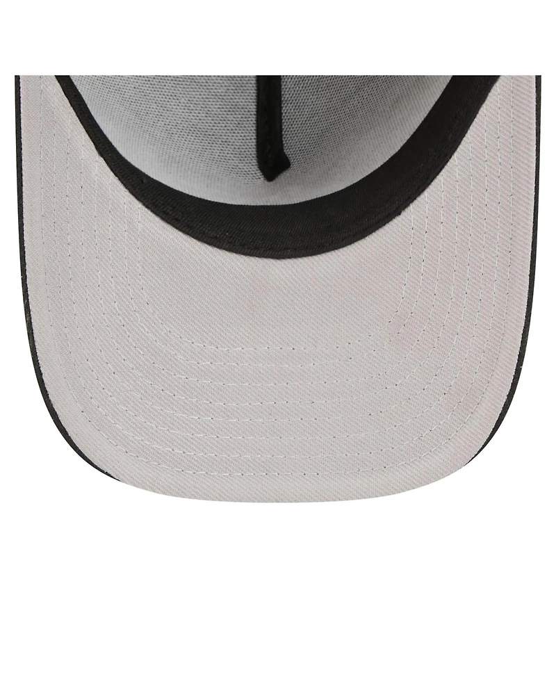 New Era Big Boys and Girls Black Miami Marlins 9FORTY A-Frame Adjustable Hat