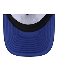 New Era Big Boys and Girls White/Royal Los Angeles Dodgers Food A-Frame 9FORTY Trucker Adjustable Hat