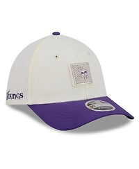 New Era Men's Cream/Purple Minnesota Vikings 2026 Nfl Training Camp 39THIRTY Flex Hat