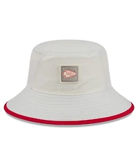 New Era Men's Cream Kansas City Chiefs 2026 Nfl Training Camp Sport Bucket Hat