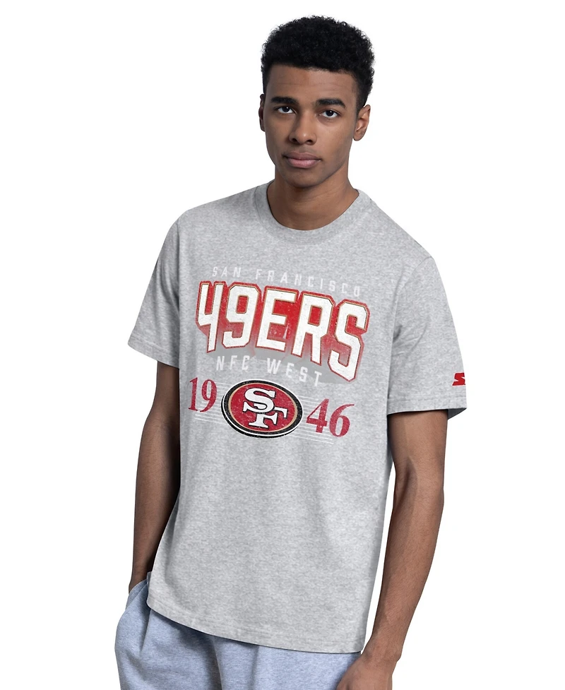 Starter Men's 2-pack Scarlet/Gray San Francisco 49ers Logo T-Shirt