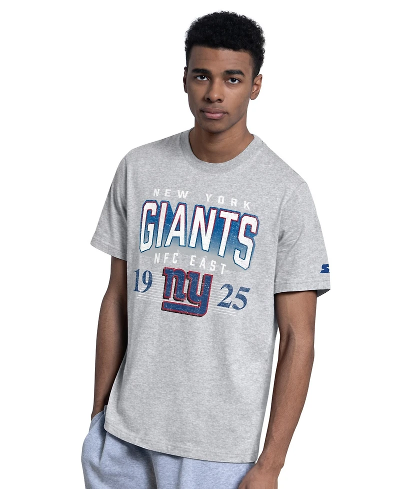 Starter Men's 2-pack Royal/Gray New York Giants Logo T-Shirt