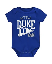 Outerstuff Baby Boys and Girls Royal Duke Blue Devils Little Banner Bodysuit
