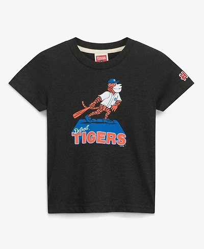 Homage Toddler Charcoal Detroit Tigers Mascot T-Shirt