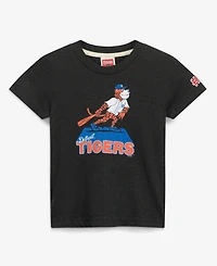 Homage Toddler Charcoal Detroit Tigers Mascot T-Shirt