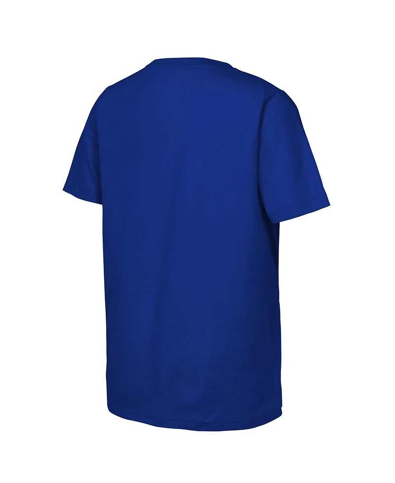 Outerstuff Big Boys and Girls Juan Soto Royal New York Mets Triple Player Graphic T-Shirt