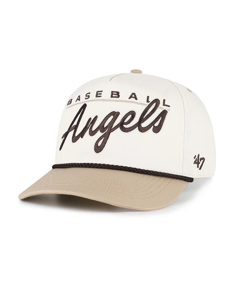 '47 Brand Men's Natural/Tan Los Angeles Angels Neutral Terrain Hitch Rope Adjustable Hat