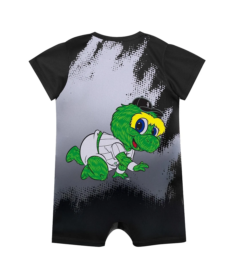 Outerstuff Baby Boys and Girls Black Chicago White Sox Mascot Bodysuit