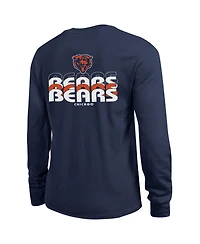 Champion Women's Navy Chicago Bears Core Long-Sleeve T-Shirt