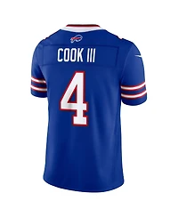 Nike Men's James Cook Iii Royal Buffalo Bills Vapor F.u.s.e. Stitched Limited Jersey