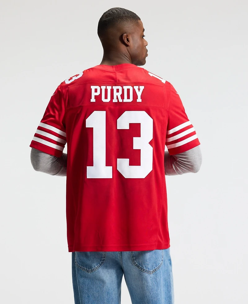 Nike Men's Brock Purdy Scarlet San Francisco 49ers Vapor F.u.s.e. Stitched Limited Jersey