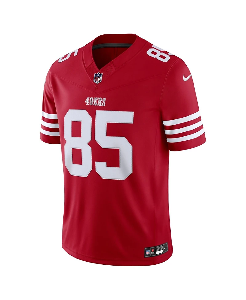 Nike Men's George Kittle Scarlet San Francisco 49ers Vapor F.u.s.e. Stitched Limited Jersey