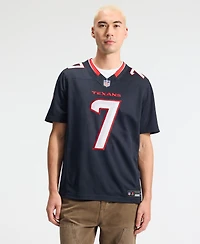 Nike Men's C.j. Stroud Navy Houston Texans Vapor F.u.s.e. Stitched Limited Jersey