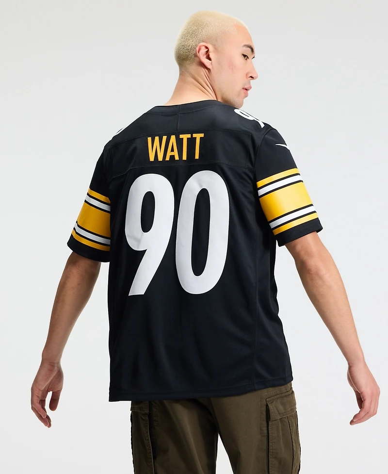 Nike Men's T.j. Watt Black Pittsburgh Steelers Vapor F.u.s.e. Stitched Limited Jersey