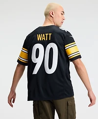 Nike Men's T.j. Watt Black Pittsburgh Steelers Vapor F.u.s.e. Stitched Limited Jersey