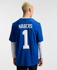 Nike Men's Malik Nabers Royal New York Giants Vapor F.u.s.e. Stitched Limited Jersey