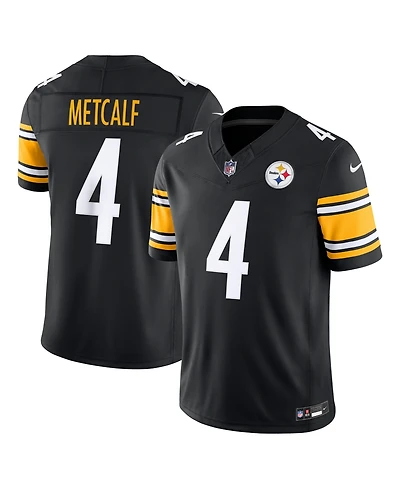 Nike Men's Dk Metcalf Black Pittsburgh Steelers Vapor F.u.s.e. Stitched Limited Jersey