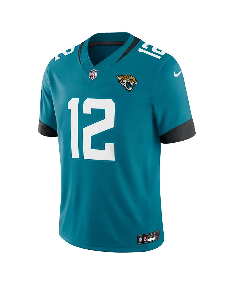 Nike Men's Travis Hunter Teal Jacksonville Jaguars Vapor F.u.s.e. Stitched Limited Jersey