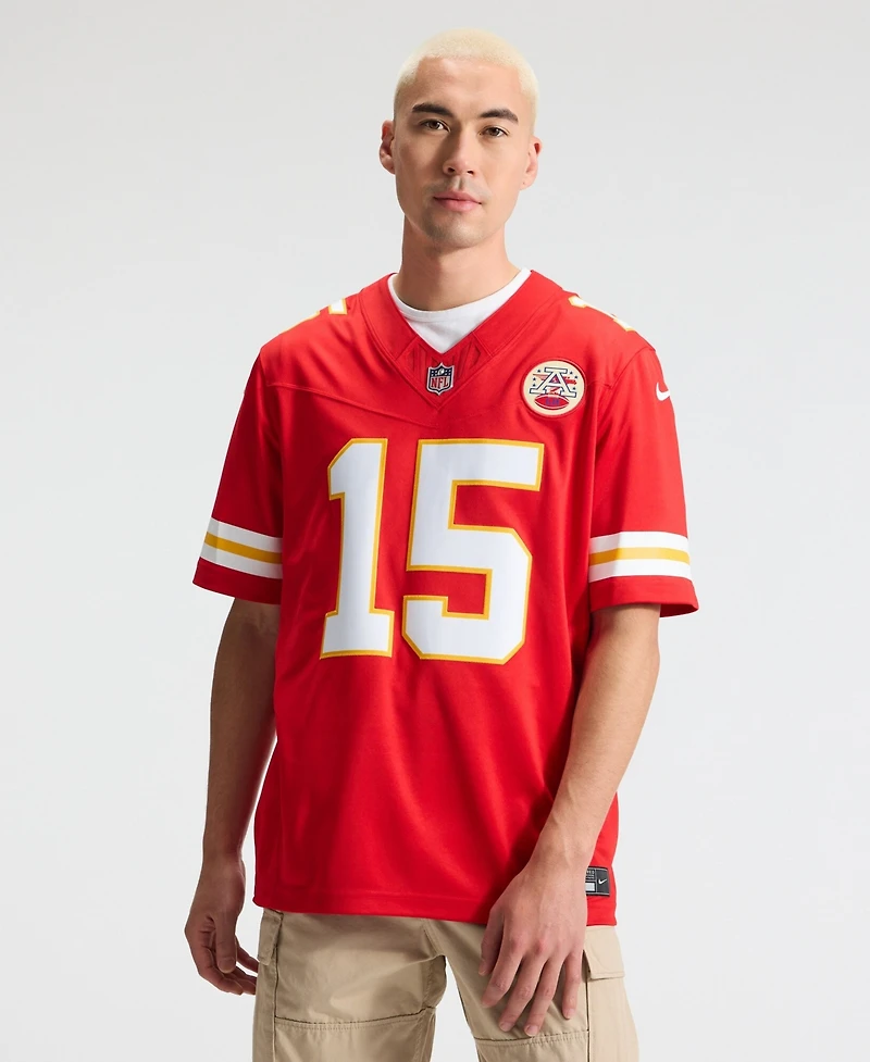 Nike Men's Patrick Mahomes Red Kansas City Chiefs Vapor F.u.s.e. Stitched Limited Jersey