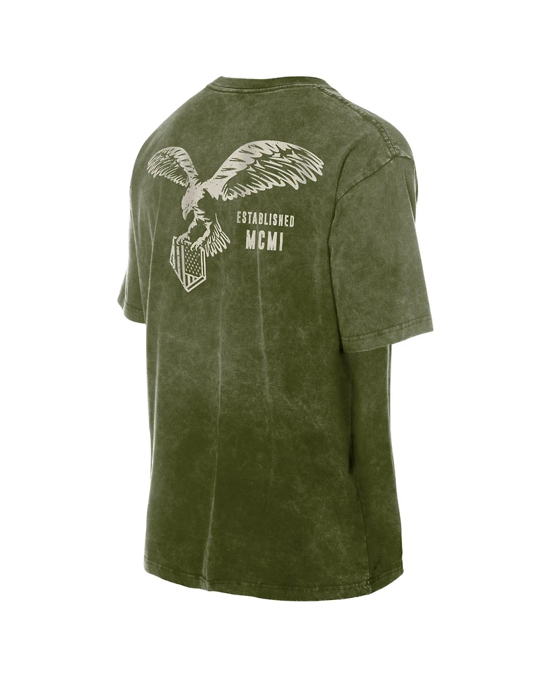 New Era Men's Olive Cleveland Guardians 2026 Armed Forces Day T-Shirt