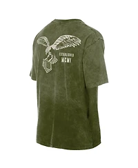 New Era Men's Olive Cleveland Guardians 2026 Armed Forces Day T-Shirt