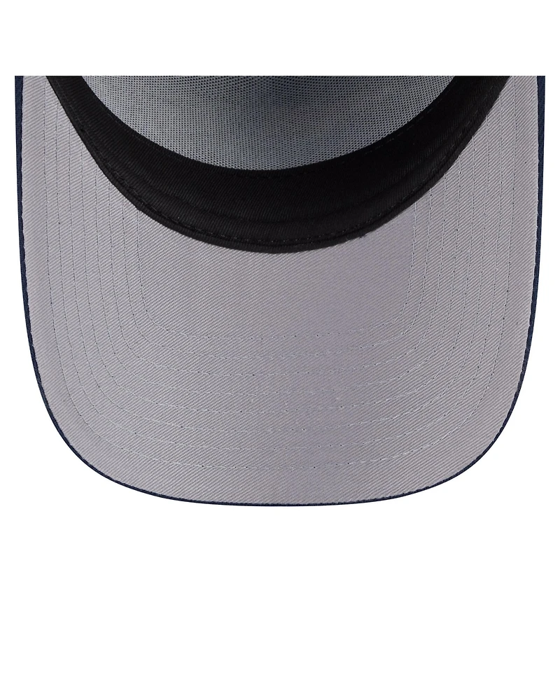 New Era Men's Navy England Patriots A-Frame 59FORTY Fitted Hat