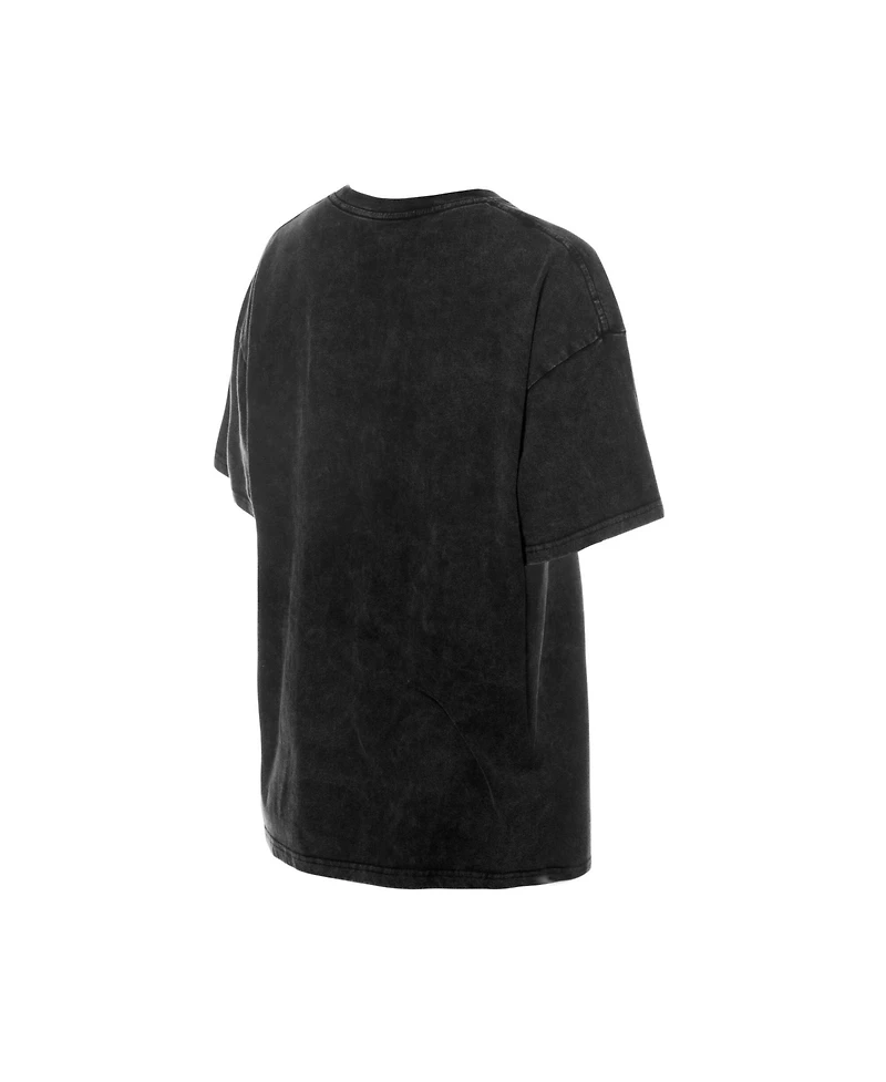 New Era Women's Black La 2028 Summer Mineral Wash Oversized T-Shirt