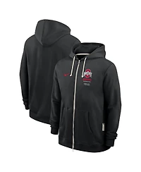 Nike Men's Ohio State Buckeyes 2026 Sideline Standard Issue Dri-fit Full-Zip Hoodie